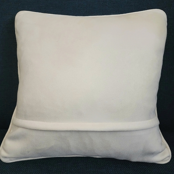 Ehrman Snowdrops Needlepoint Pillow Tapestry Velvet Back Zip Art Nouveau Floral - Picture 2 of 11